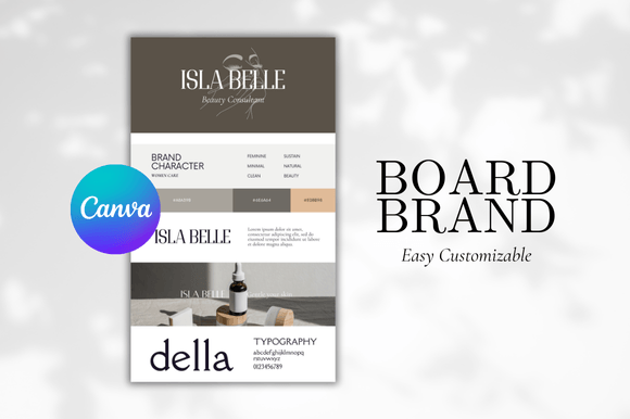 Brand Board Canva Template: Streamlining Your Visual Identity
