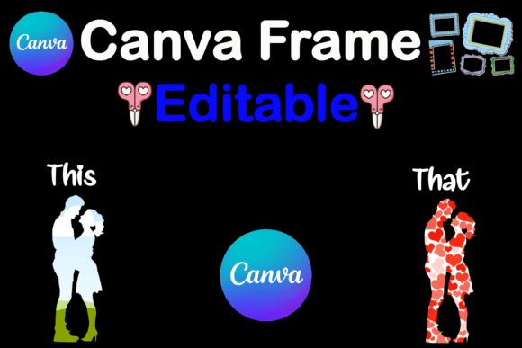 Capture the Glow: The Pregnancy Romance Canva Frame Template