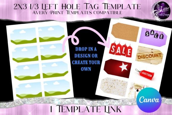 Design Smarter: The 2x3 1/2 Left Hole Tag Template for Canva