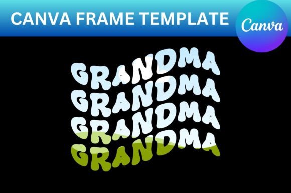 Grand Groovy Canva Frame Template: A Retro Design Essential