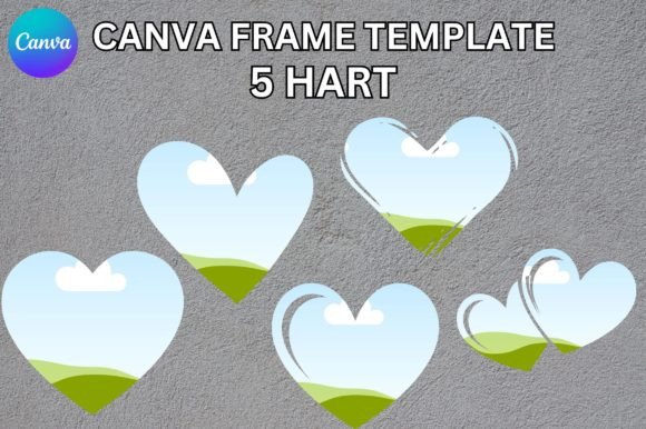 Heart Canva Frame Template: Elevate Your Designs with Love