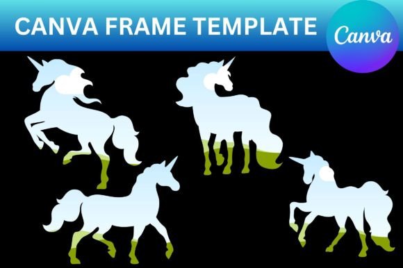 Unicorn Canva Template Frame: Whimsy Meets Professional Design