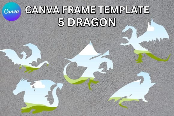 Unleashing Creativity: The Dragon Canva Frame Template